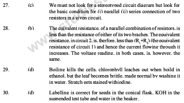 CBSE Class 10 Science MCQs Set 1, Multiple Choice Questions